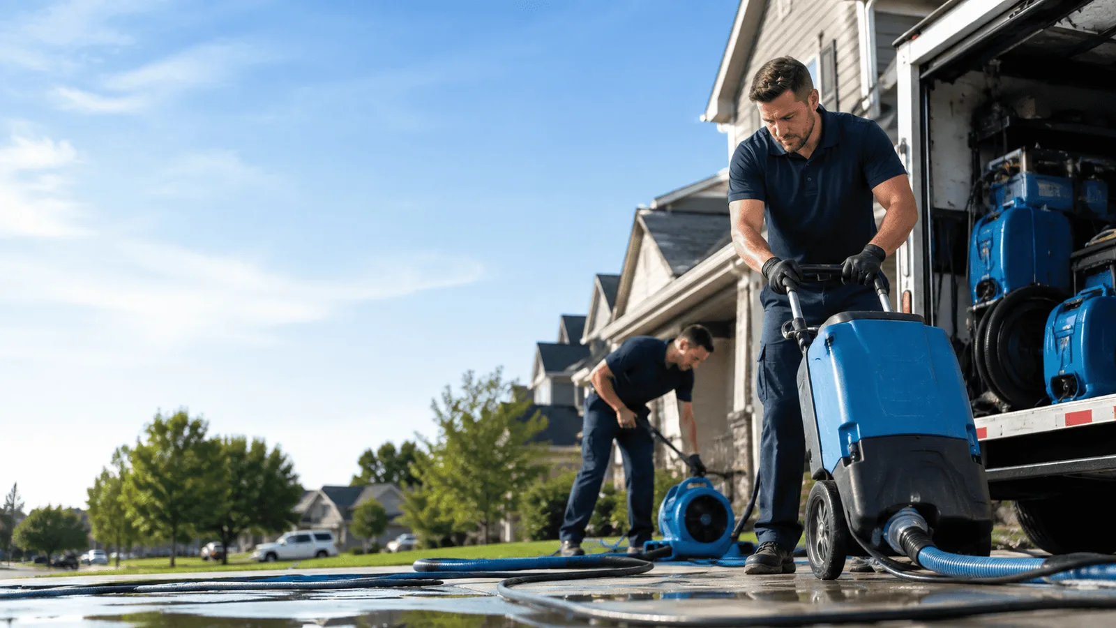 Dehumidification being performed in Crab Orchard, KY